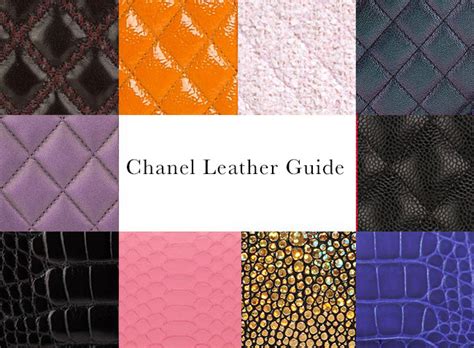 lamina chanel|chanel leather material.